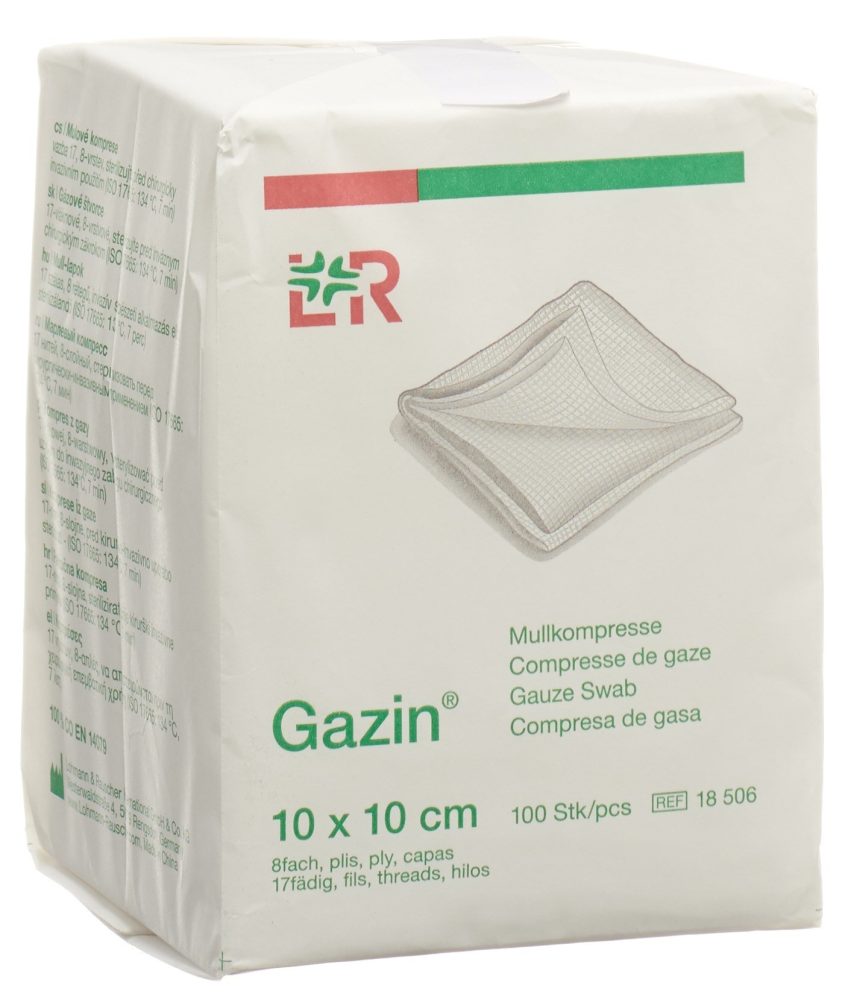 Lohmann & Rauscher Gazin® Kompresse 10 x10 cm