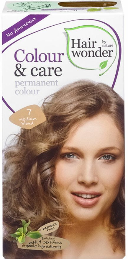 Hairwonder Hairwonder Colour & Care Medium Blond 7 100ml