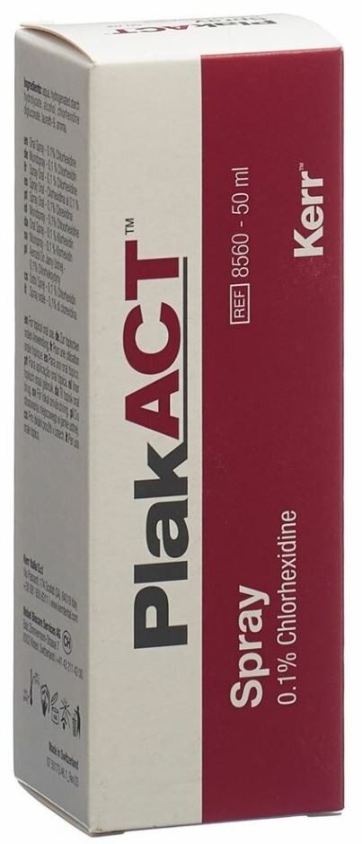 PlakACT Spray 0.1 % Chlorhexidin (50 ml)