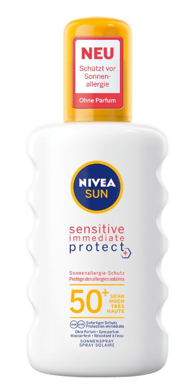 Nivea Sun Protect & Sensitive Sonnenspray für empfindliche Haut LSF 50 200ml