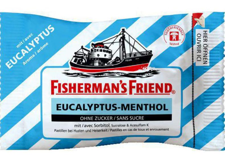 Fishermans Friend Eucalyptus-Menthol ohne Zucker (25 g)