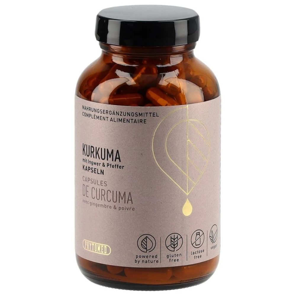 PHYTOMED Kurkuma Kapsel mit Ingwer & Pfeffer