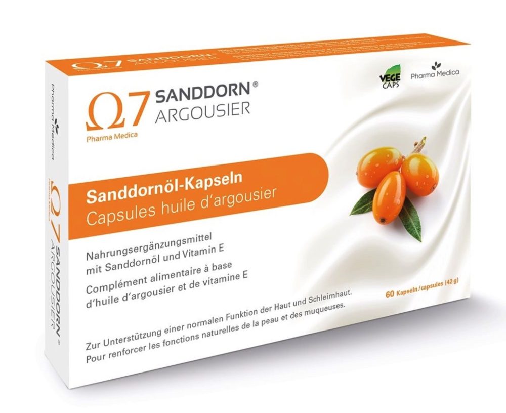 Sanddorn Argousier Omega 7 Kapsel (60 Stück)