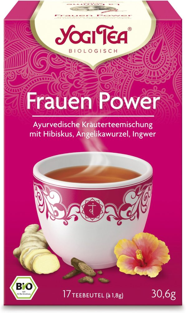 Yogi Tea Bio Tee Frauen Power 17 Beutel