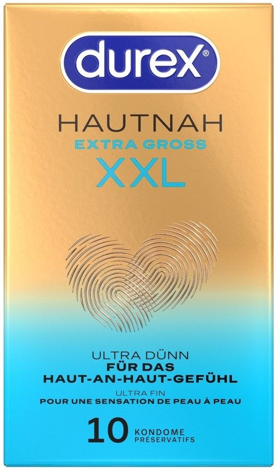 Durex Kondome Hautnah Extra Gross XXL Ultra Dünn - Amorana