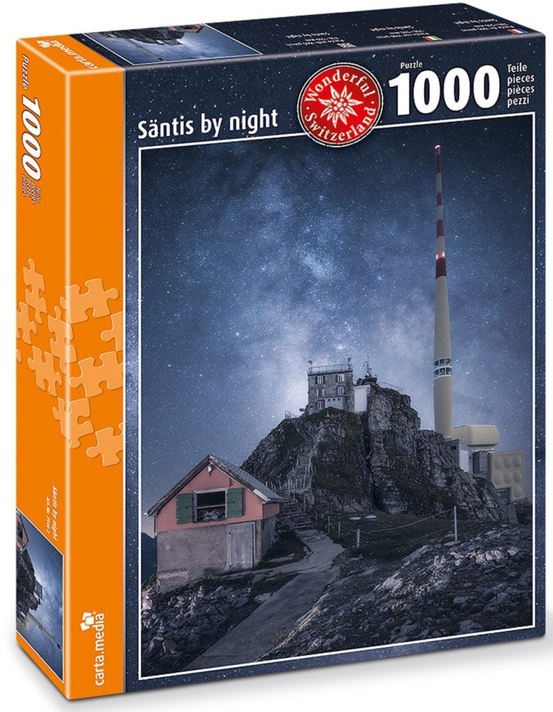 Carta.Media Puzzle Säntis by Night 1000 Teile