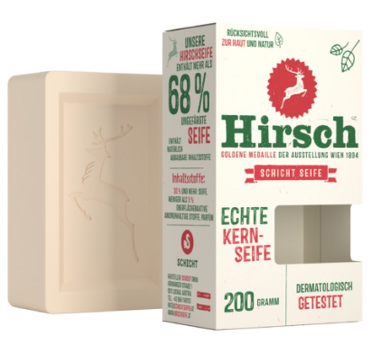 Hirsch Schicht-Kernseife (200g)