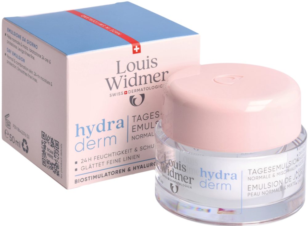 Louis Widmer - Tagesemulsion Hydro-Active parfümiert, 50 ml