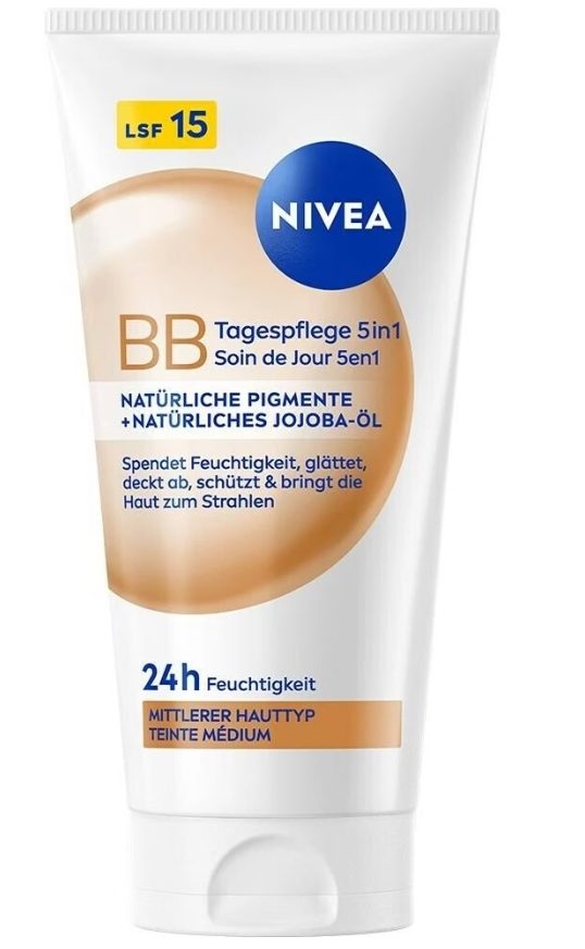 Nivea - 5in1 Tagespflege BB Mittel LSF15, 5in1 Tagespflege BB Mitt LSF15, 50 ml