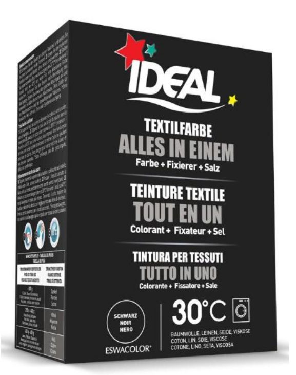 Ideal Textilfarbe Schwarz