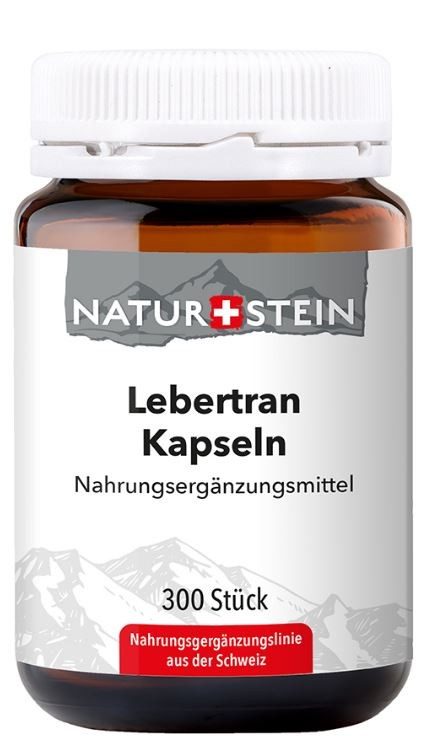 NATURSTEIN Lebertran Kapsel (300 Stück)