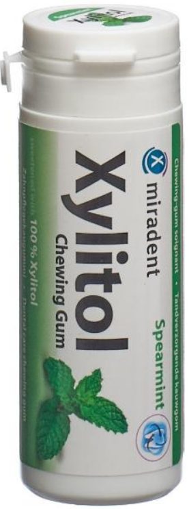 miradent Xylitol Chewing Gum Spearmint