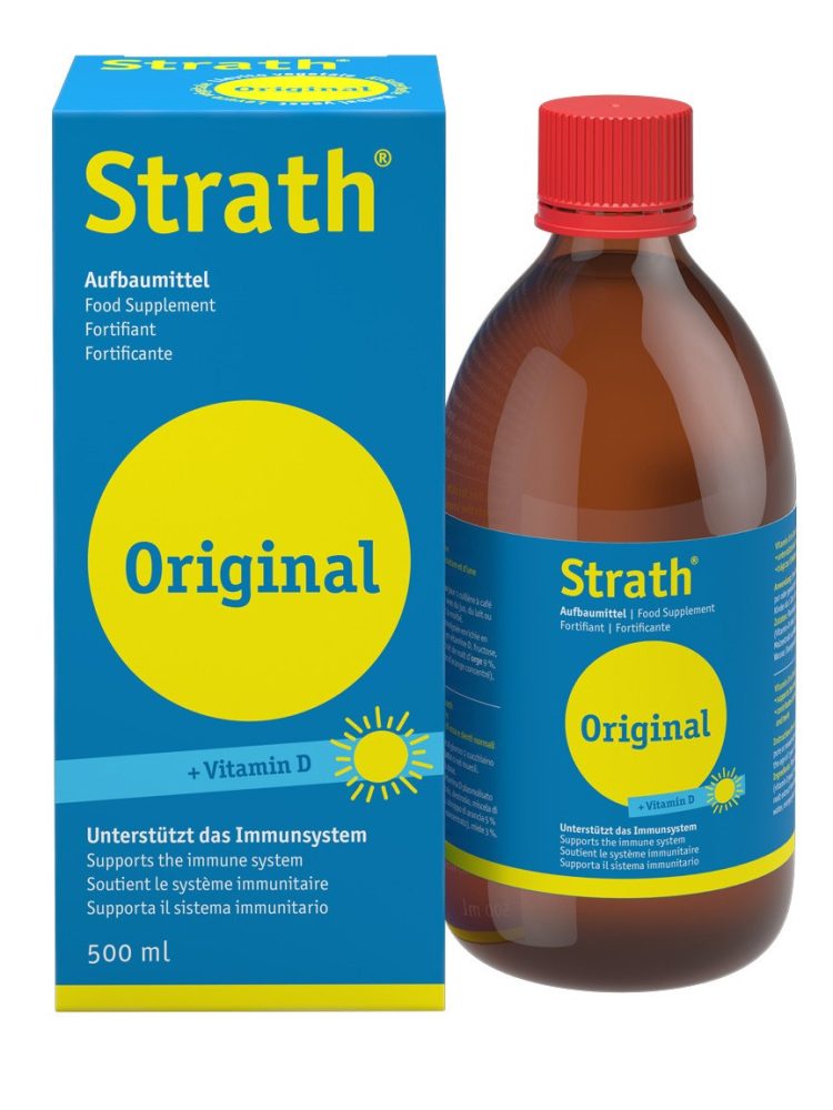 Strath Original flüssig Aufbaumittel mit Vitamin D (500 ml)