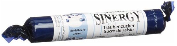 SINERGY Traubenzucker Heidelbeere Joghurt (15x40g)