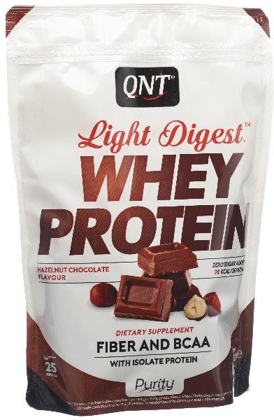 QNT - Light Digest Whey Protein Hazelnut Chocolate - 500g