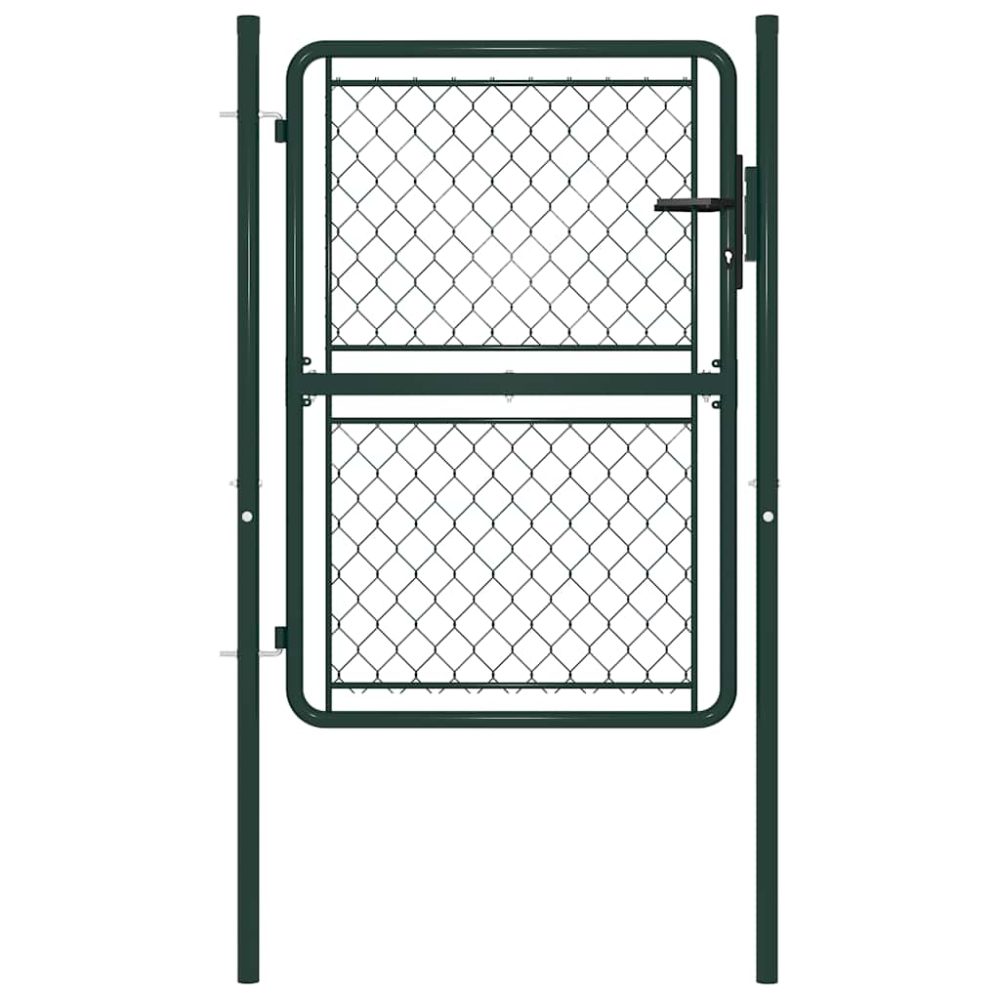 vidaXL Gartentor Stahl 100×125 cm Grün