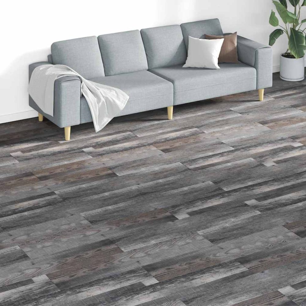 vidaXL PVC-Laminat-Dielen 5,26 m² 2 mm Industrielle Holzoptik