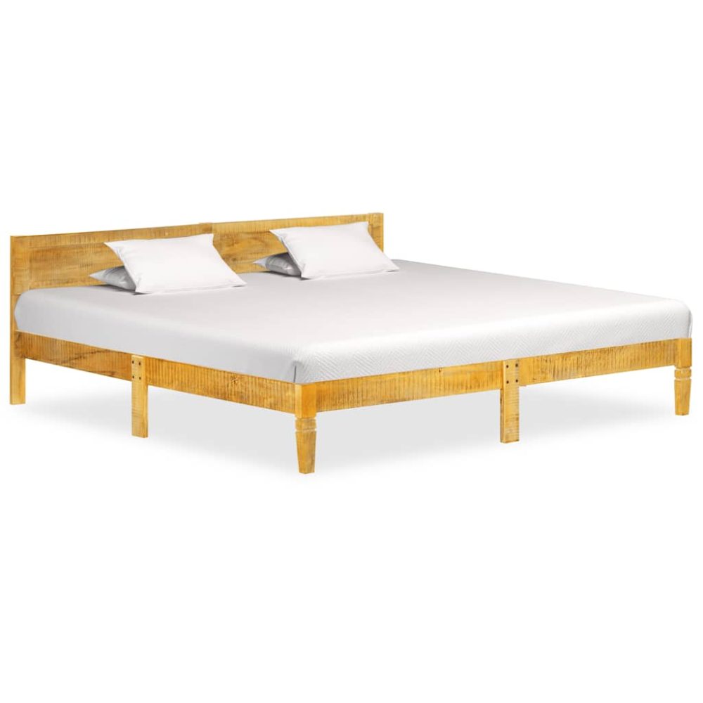 vidaXL Bettgestell Mango Massivholz 200 cm