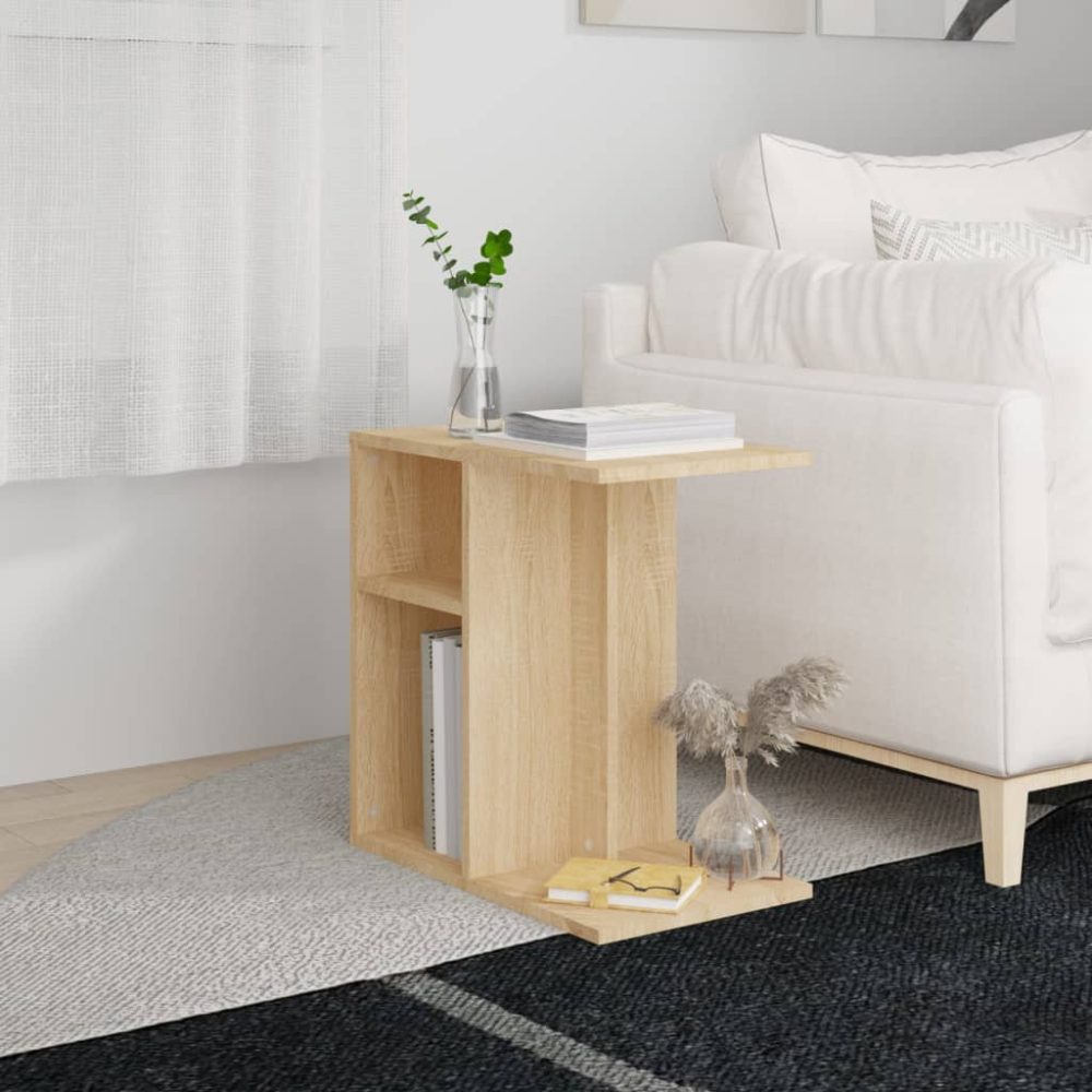 vidaXL Beistelltisch Sonoma-Eiche 50x30x50 cm Spanplatte