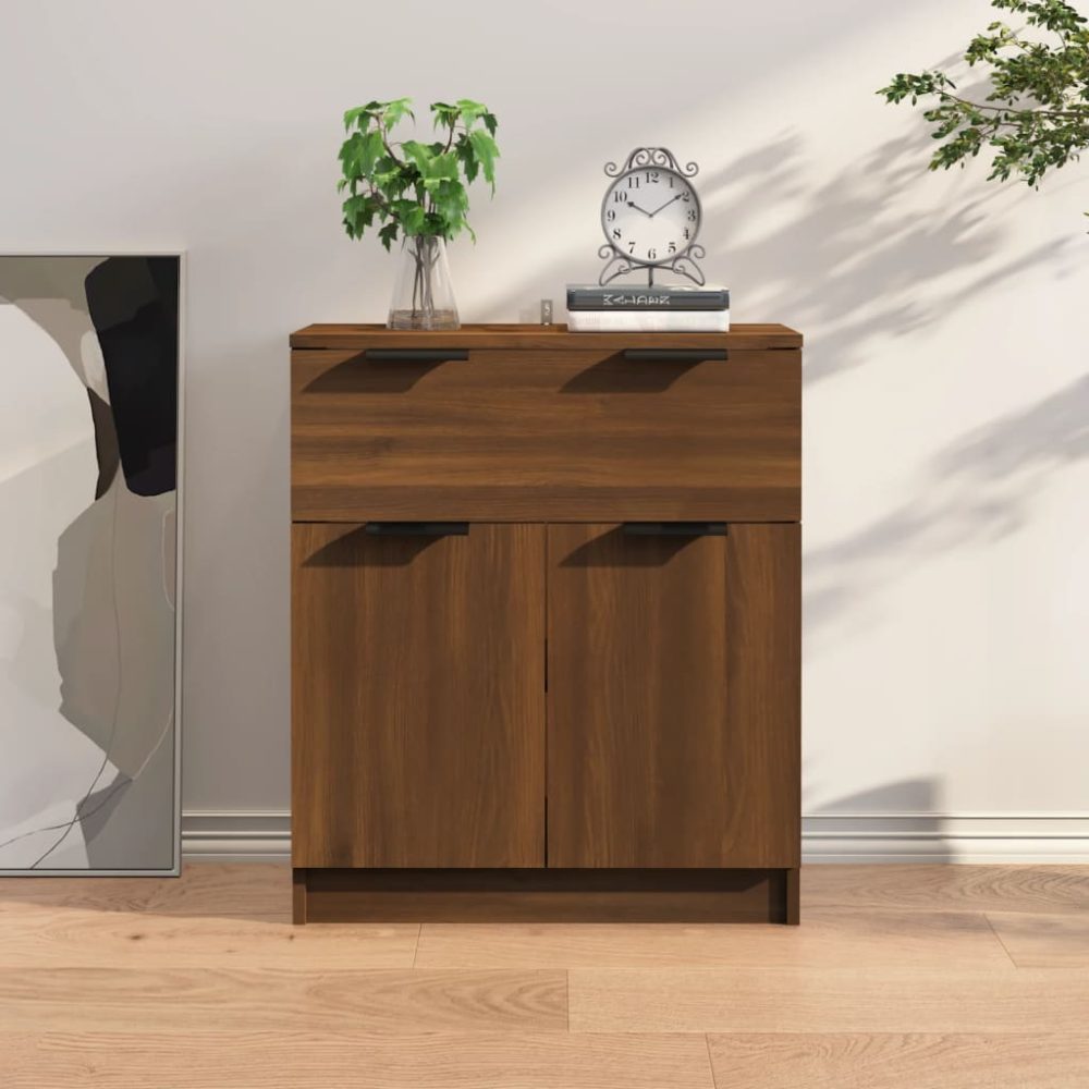 vidaXL Sideboard Braun Eichen-Optik 60x30x70 cm Holzwerkstoff