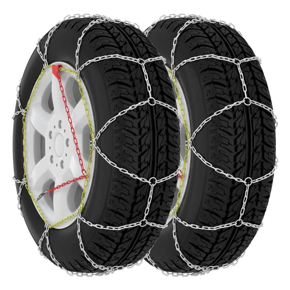 vidaXL Schneeketten für Autoreifen 2 Stk. 16 mm SUV 4x4 Größe 460