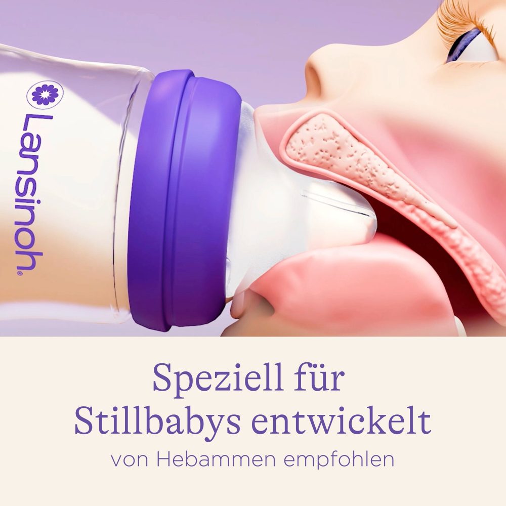 Lansinoh® mOmma® NaturalWave™ Sauger mittlerer Milchfluss