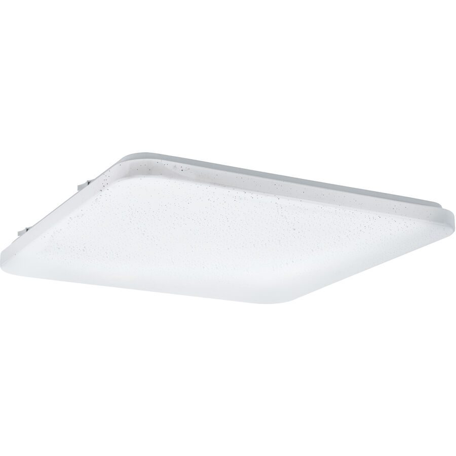 LED-Deckenlampe Frania mit Kistalleffekt, eckig