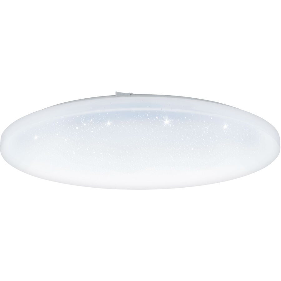 LED-Deckenlampe Frania mit Kristalleffekt, rund