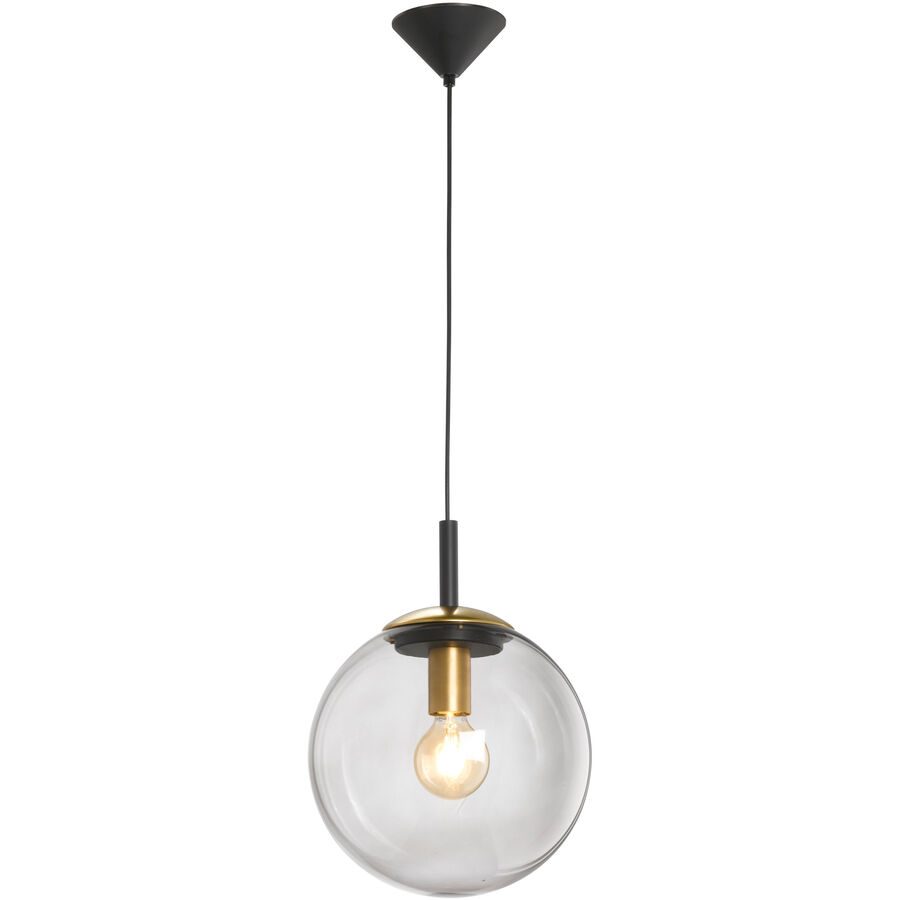 Hängeleuchte Dini mit Kugelschirm aus Glas, 30 cm