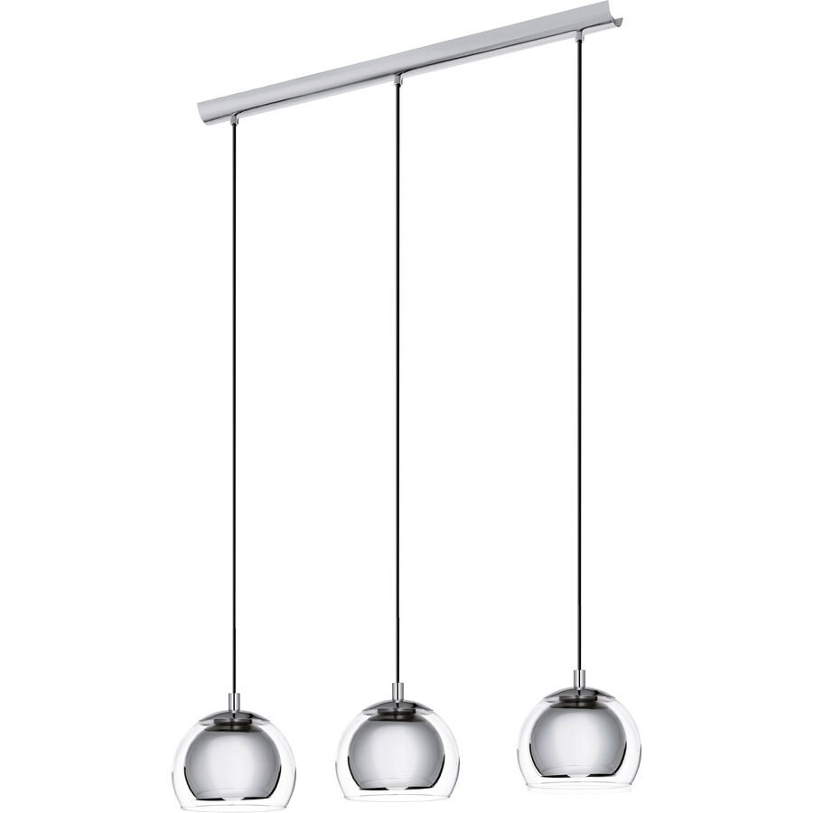 Pendelleuchte Rocamar 3-flammig in Chrom