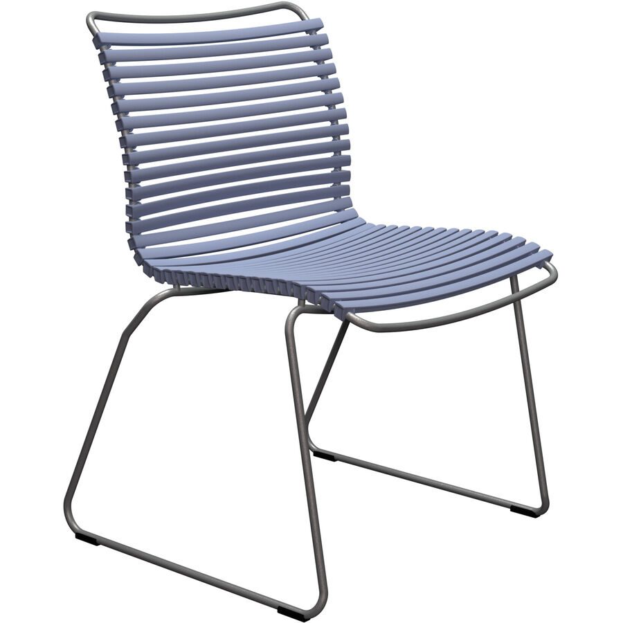 Houe - Gartenstuhl CLICK - graublau - Kunststoff - 60cm
