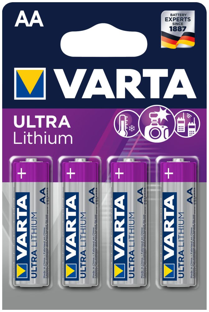 Varta Batterien Lithium AA 4 Stück