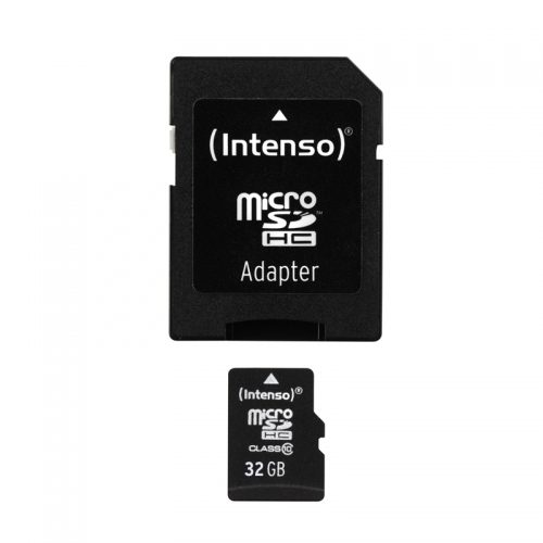 Intenso microSDHC-Speicherkarte 32 GB, Class 10, inkl. SD-Adapter