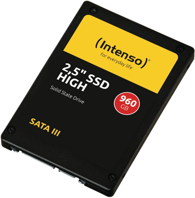 Intenso 2.5´´ SSD Sata III High Festplatte (960 GB, Schwarz)