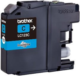 Original Tintenpatrone cyan, Brother LC-123, LC-123C