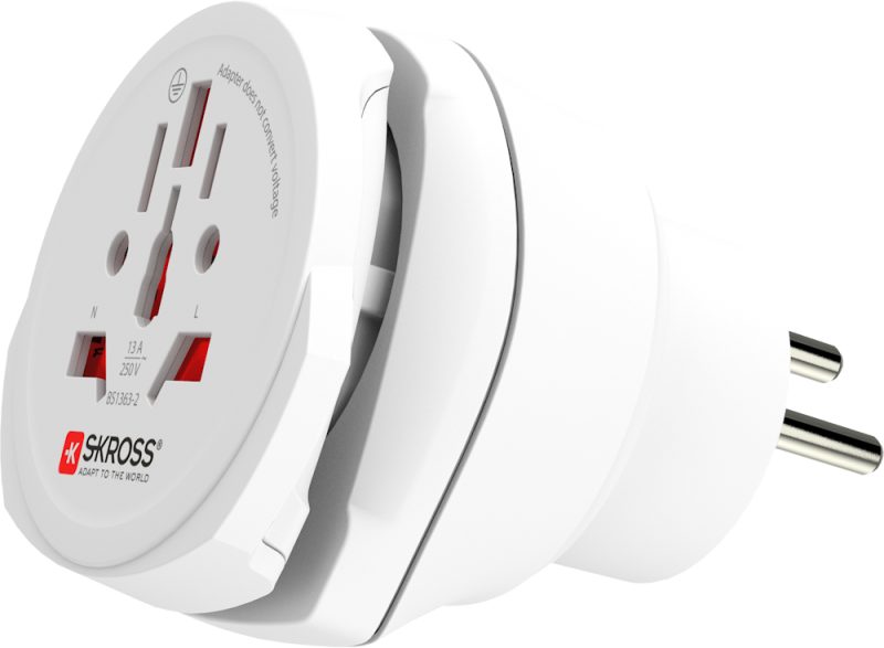 Skross 1.500216-E Reiseadapter CO W to ISR