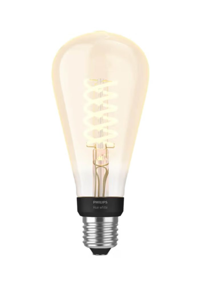 PHILIPS Hue ST72 E27 - Leuchtmittel (Transparent/Bernstein)