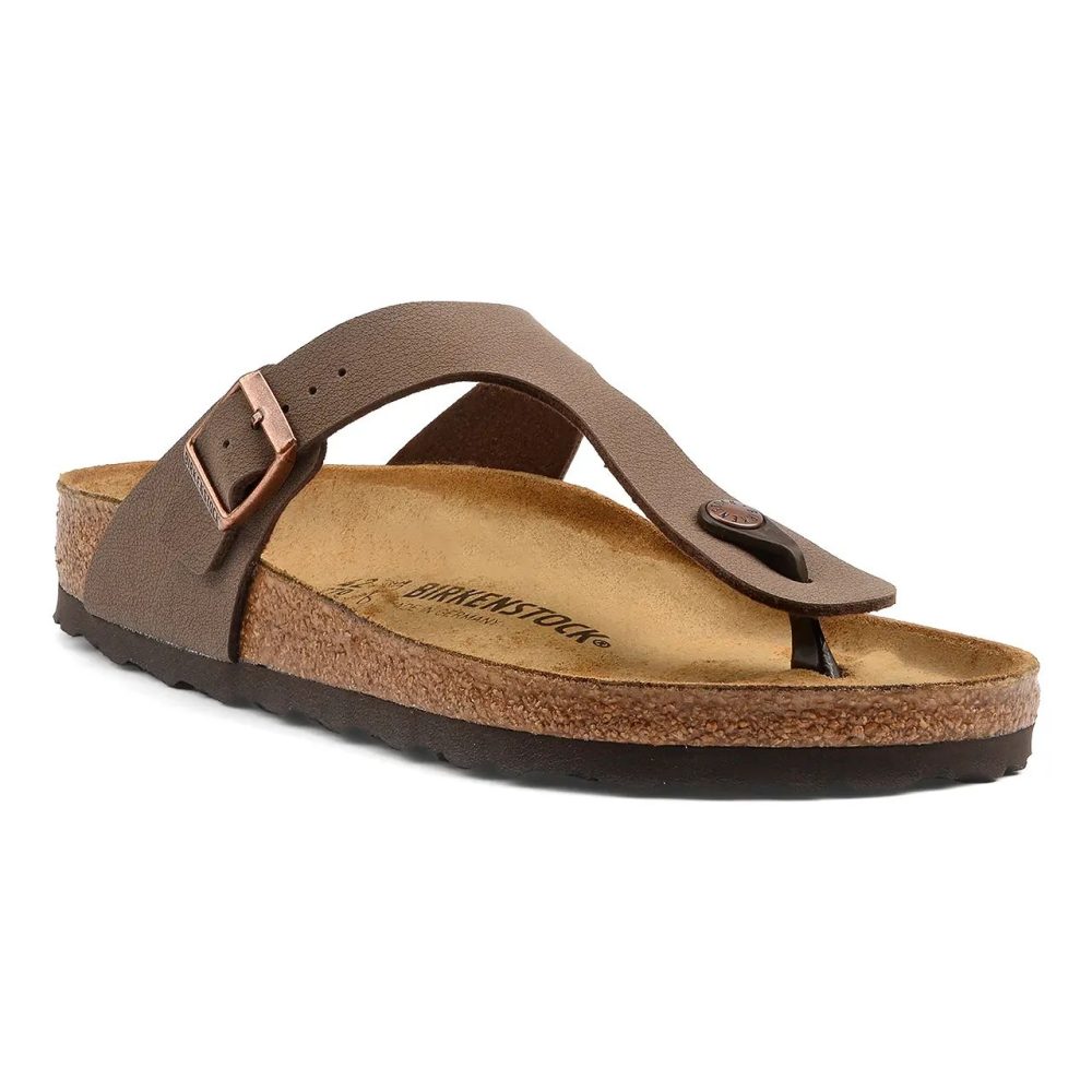 Zehentrenner-Pantolette Gizeh Birkenstock braun Größe: 40