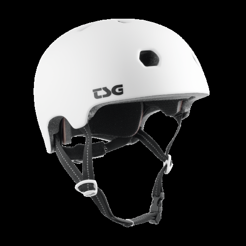 TSG META YOUTH Velohelm - white satin