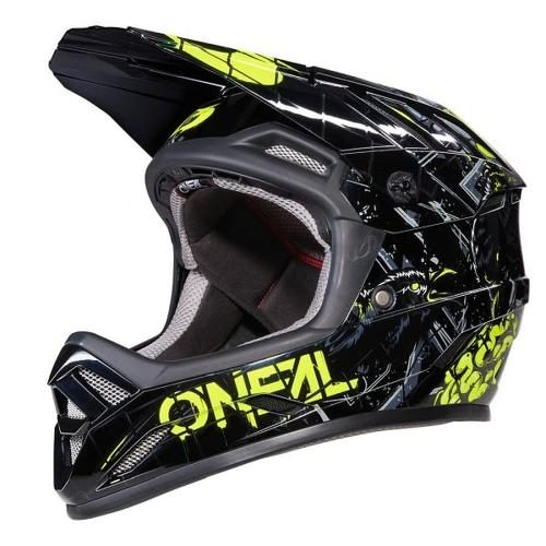 O'Neal Backflip Helm schwarz/gelb 2022 XS | 53-54cm Downhill Helme