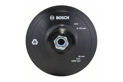 Gummischleifteller für Winkelschleifer, Klettsystem, 125 mm Bosch Accessories 2609256272