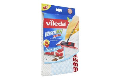 Vileda 4010 Wischbezug Extra White - Wischbezug (Weiss, rot, blau)