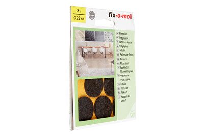 Fix-O-Moll Filzgleiter 3 mm / Ø 28 8 x