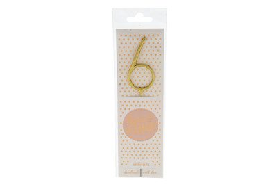 Wondercandle hipHIP HOORAY Gold 6