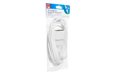 Max Hauri AG 129812 Strom Verlängerungskabel Weiß 3 m