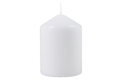 ZYLINDERKERZE WEISS