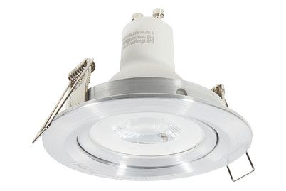 Paulmann Spot Nova rund, schwenk-/dimmbar, Alu
