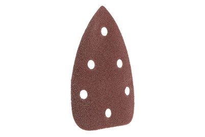 Wolfcraft 3137000 Multischleifpapier mit Klett, gelocht Körnung 80 (L x B) 139 mm x 98 mm 6 St.