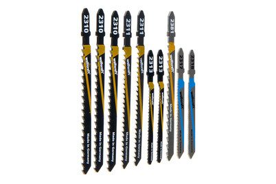 10 Stichsägeblätter Wolfcraft 2358000 Holz, Kunststoff, Bleche, NE-Metalle 10 St.