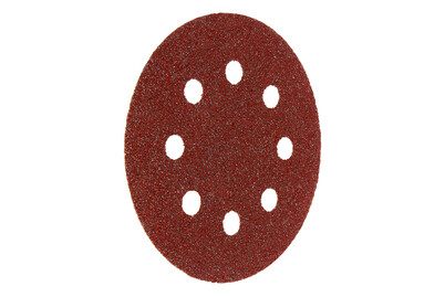 Wolfcraft 2269000 Exzenterschleifpapier mit Klett, gelocht Körnung 40 (Ø) 115 mm 5 St.